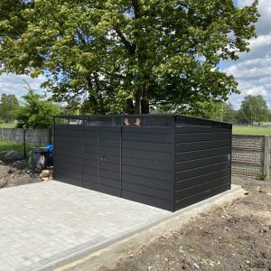 5×3-as szeméttároló fedett beálló